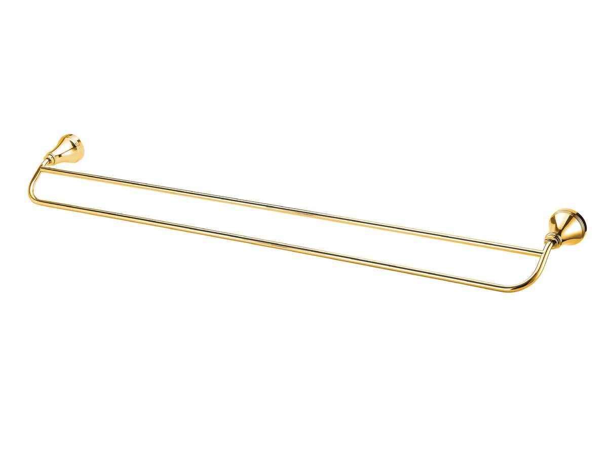 Kado Era Double Towel Rail 750mm Brass Gold from Reece