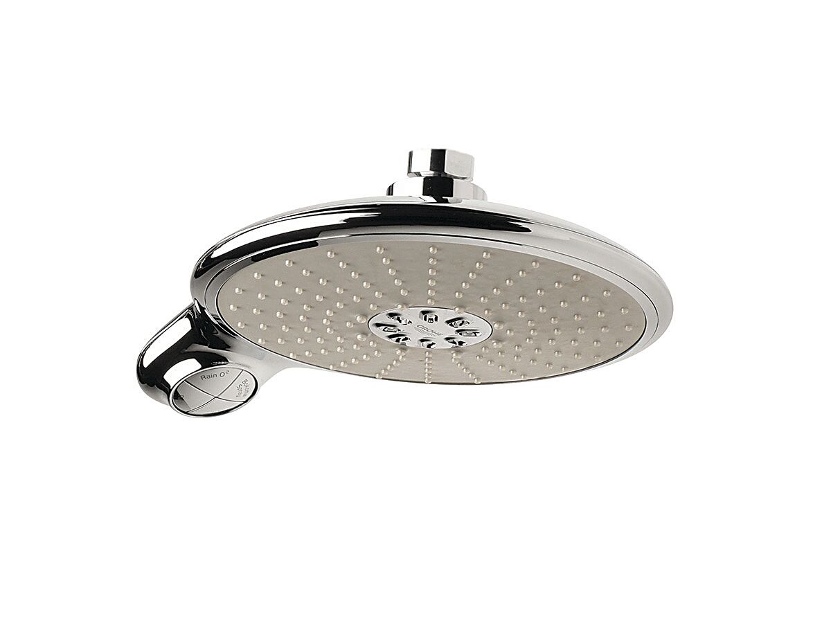 GROHE Power & Soul 190mm Overhead Shower Chrome 3 Star from Reece