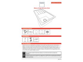 Installation Instructions - Memo Hugo Sink Mixer with Drainer