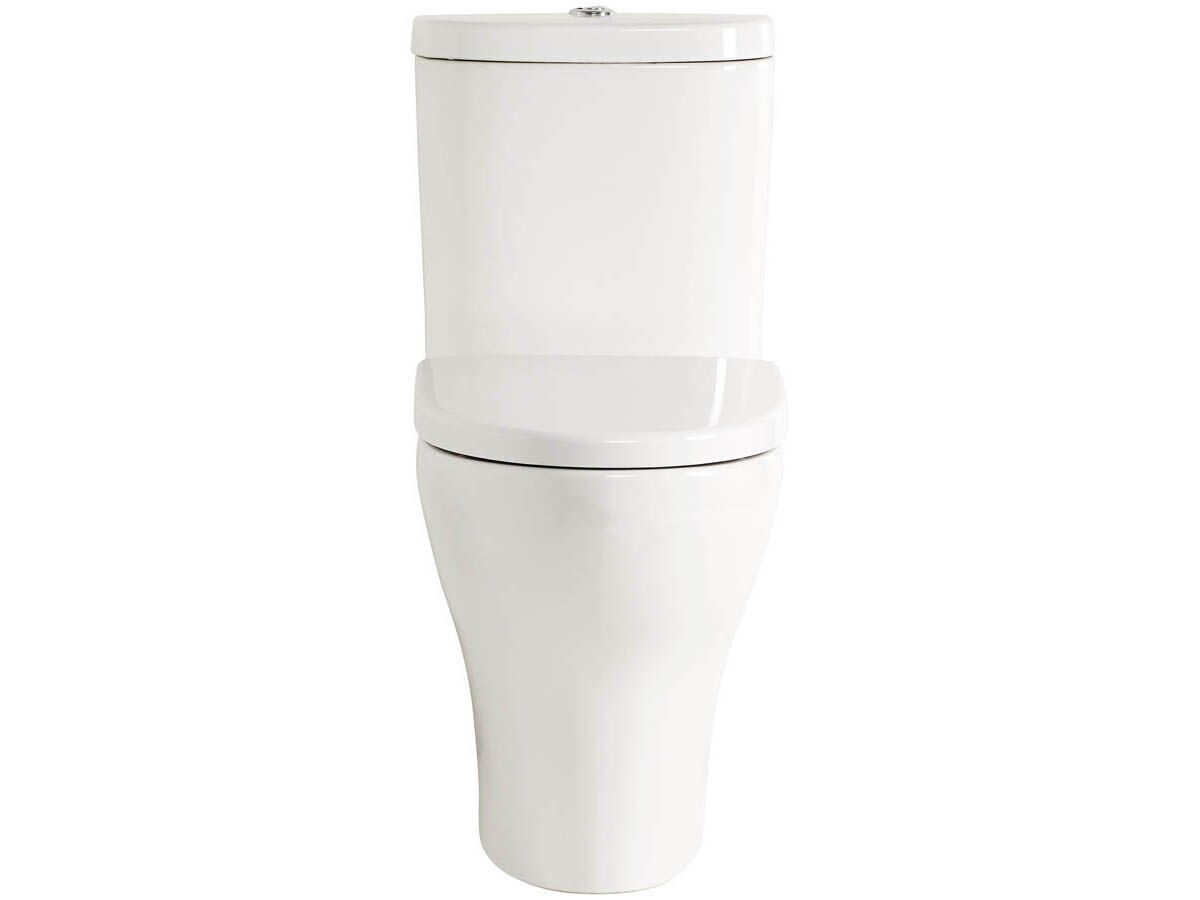 American Standard Cygnet Overheight Close Coupled Back to Wall Back Inlet Toilet Suite with a Soft Close Quick Release White Seat (4 Star)