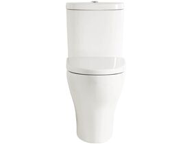 American Standard Cygnet Overheight Close Coupled Back to Wall Back Inlet Toilet Suite with a Soft Close Quick Release White Seat (4 Star)