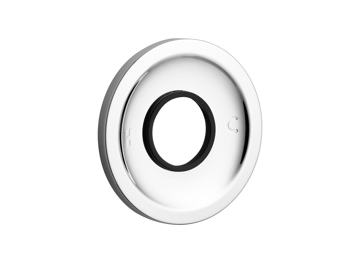 Base Shower Mixer Tap Cover Plate 35mm Chrome from Reece