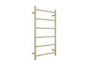 Mizu Drift MK2 550 x 1050mm Heated Towel Rail Low Voltage 24V Brushed Brass