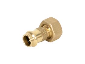 Zetco Water Heater Kit Outlet Fitting - Press-fit x Nut & Tail Family