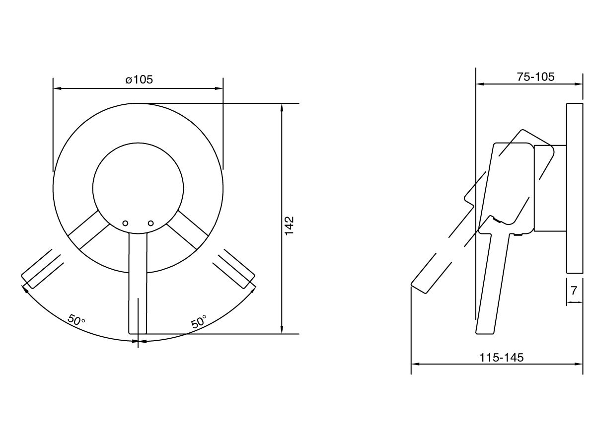 GROHE Concetto Shower Mixer Tap Chrome (V2) from Reece