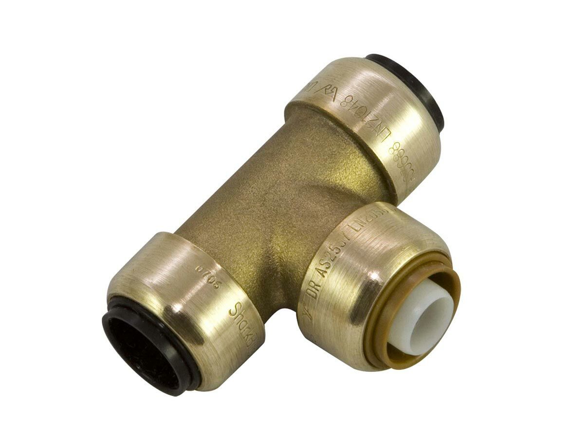 Sharkbite Pex F24 Tee 20mm Copper x 20mm Copper x (20mm PEX) from Reece