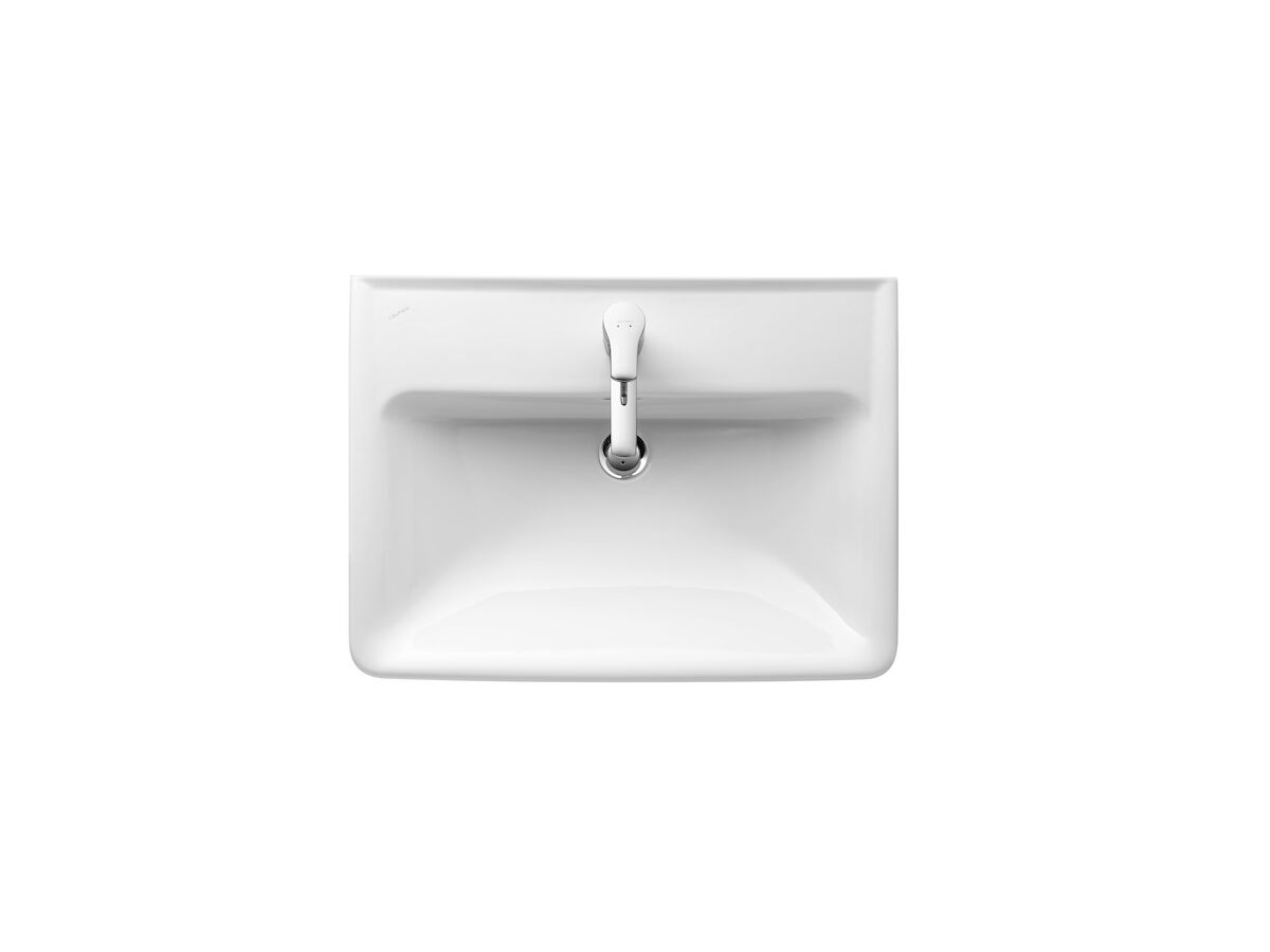 LAUFEN Pro A Wall / Counter Basin 1 Taphole with Overflow 650x480 White