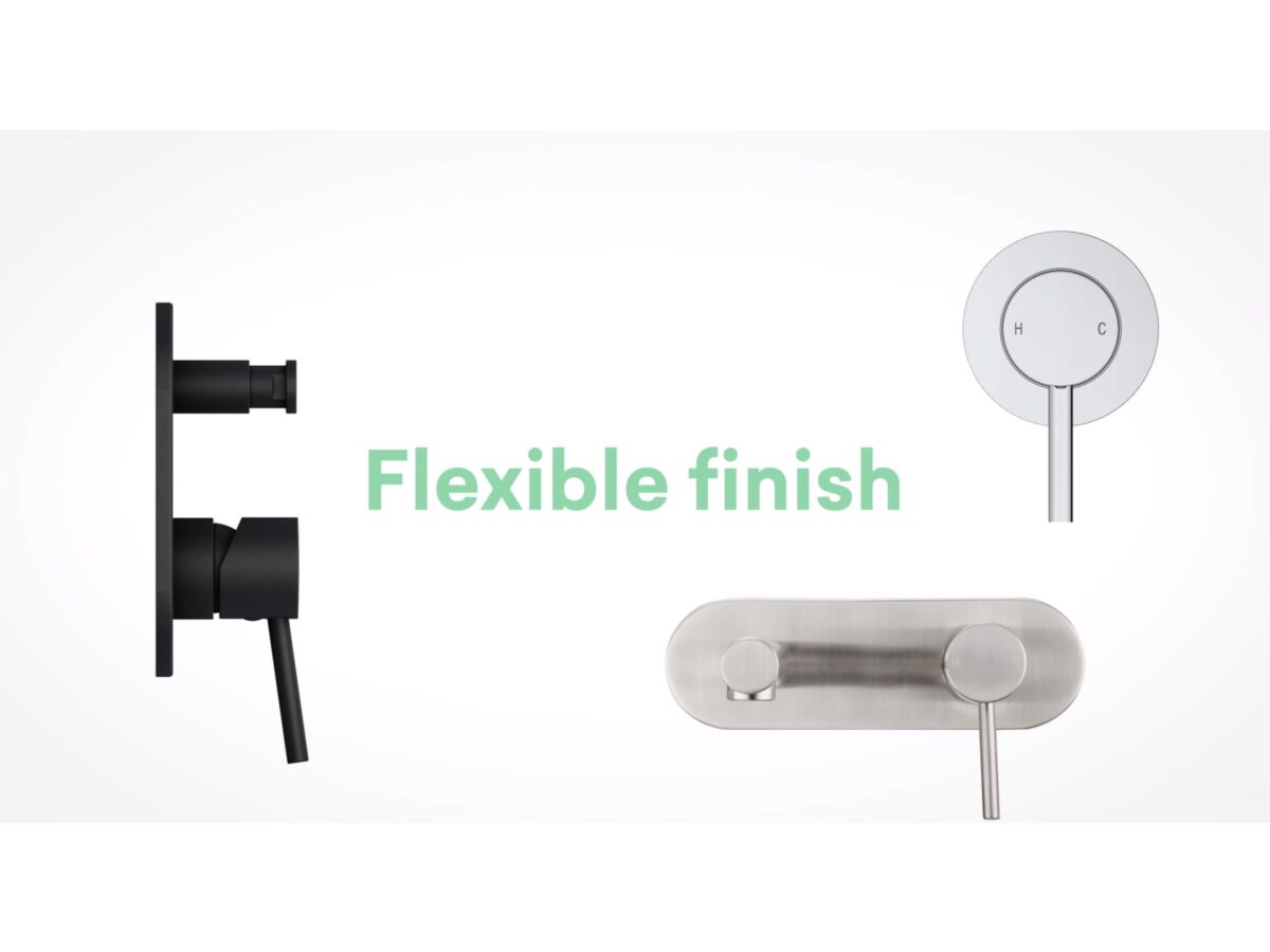 Mizu Drift MK2 Shower Mixer Kit with Diverter Brushed Gold from Reece