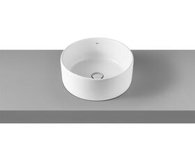 Roca Virginia Round Vessel Basin 430mm No Taphole White