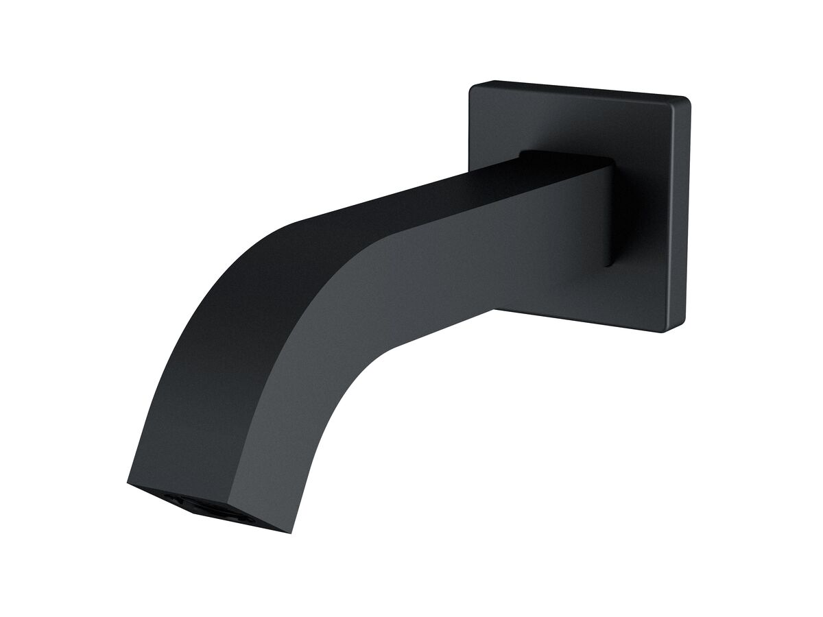 Mizu Bloc Bath Outlet 160mm Matte Black from Reece