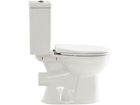 American Standard Studio Square Close Coupled (P Trap) with Soft Close Quick Release White (4 Star)