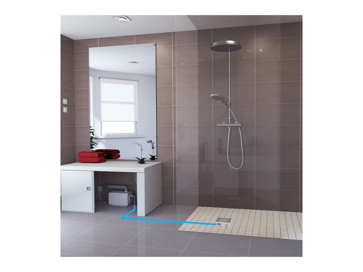 Saniflo Sanifloor Pump 2 Shower Waste for Vinyl Floor SA112 from Reece