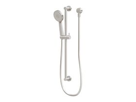 Phoenix Vivid Slimline Hand Shower on Rail Brushed Nickel (5 Star)