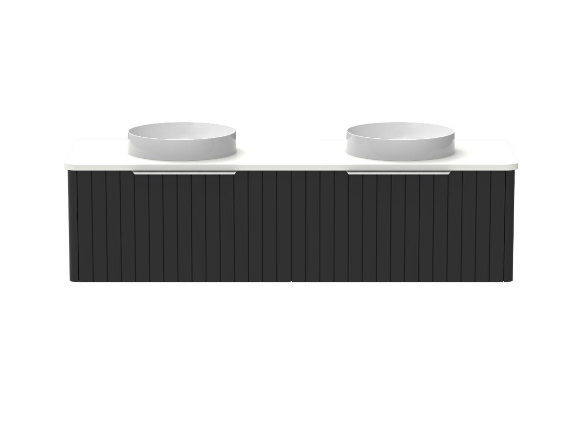 Kado Neue All-Drawer 1500 Double Bowl Wall Hung Friday Quartz