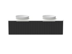 Kado Neue All-Drawer 1500 Double Bowl Wall Hung Friday Quartz