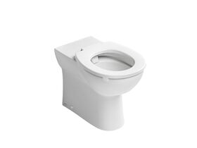 Portman 21 Rimless Overheight Back to Wall Pan 610mm with a Single Flap Seat White (4 Star)
