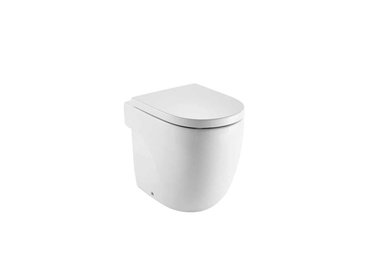 Meridian Back To Wall Pan Comfort Height with Seat White (4 Star)