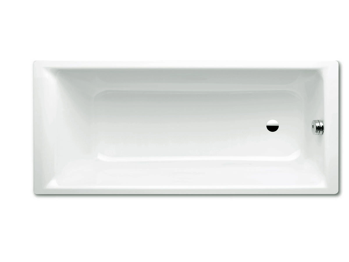 Kaldewei Puro Inset Bath with Overflow 1700mm x 750mm White and Chrome