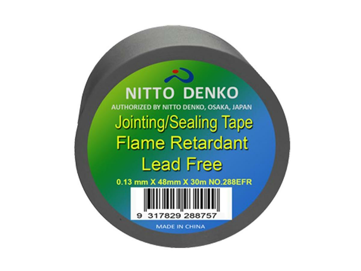 Nitto Flame Retardent Tape 48mm x 30mtr 288EFR Silver
