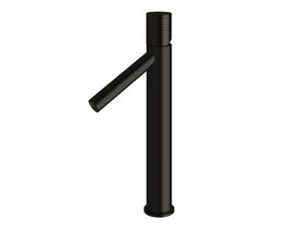 Milli Pure Extended Basin Mixer Tap with Cirque Textured Handle Matte Black (6 Star)
