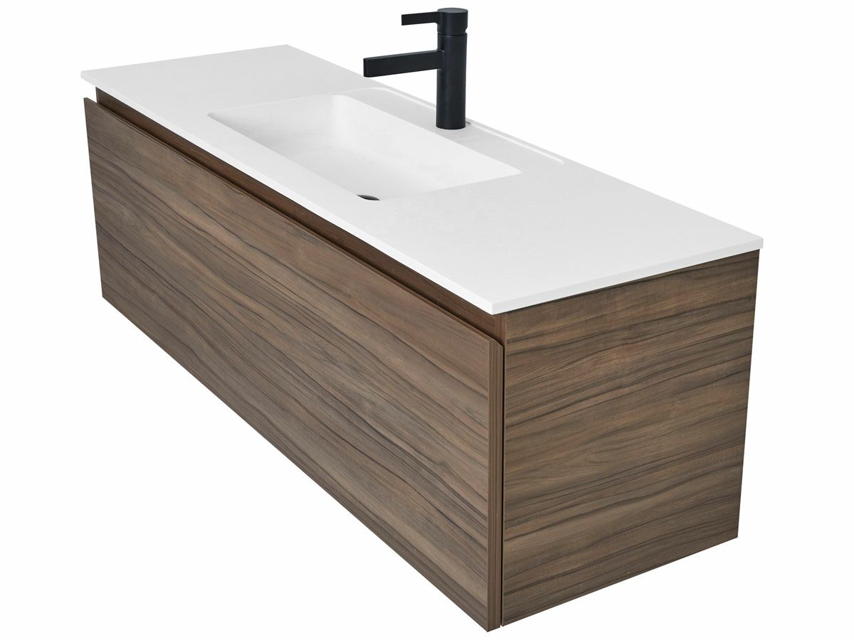 Tasca 1200mm Wall Hung Vanity Unit Slimline Single Bowl from Reece