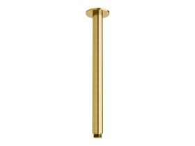 Milli Pure Vertical Shower Arm 300mm PVD Brushed Gold