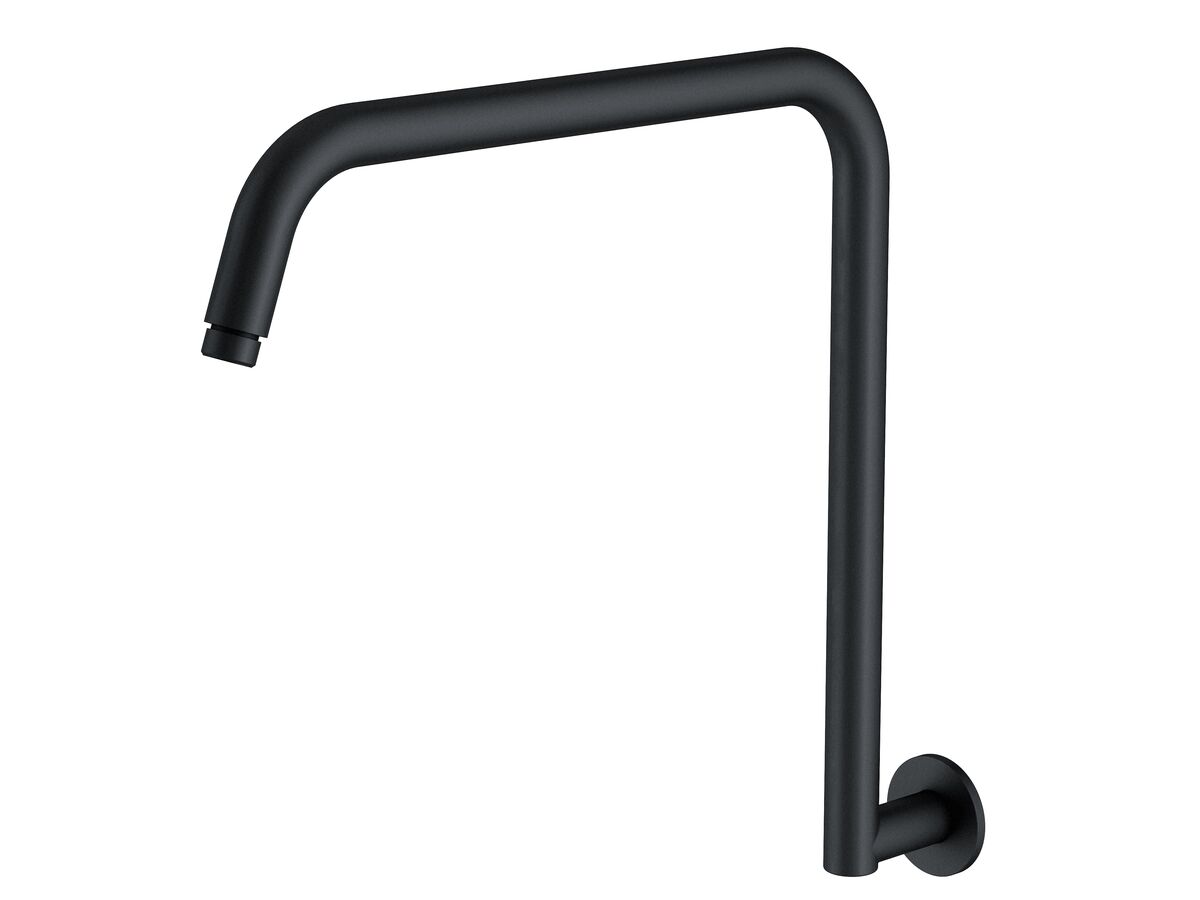 Mizu Drift Gooseneck Shower Arm Only Matte Black from Reece
