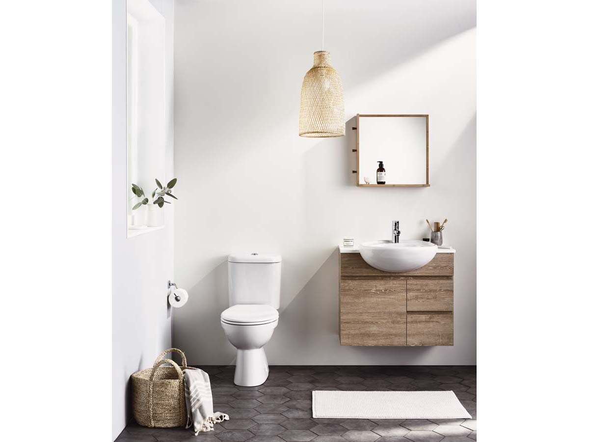 American Standard Studio Round Close Coupled Toilet Suite (S Trap) with