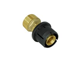 Rehau Edge Male Straight Connector 16mm x R 3/4"