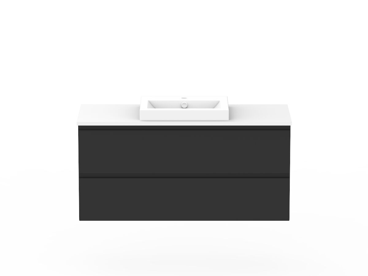 Posh Domaine Plus AllDrawer Twin 1200 Single Bowl Wall Hung Vanity