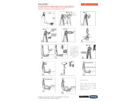 Installation Instructions - Kaldewei Puro Inset Bath Multifiller 1600mm x 700mm White and Chrome