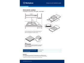 Dimension Guide - Westinghouse Cooktop with Ceramic Hob 60cm