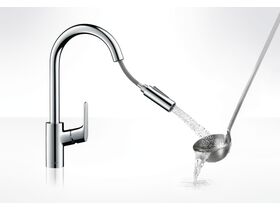 Hansgrohe Focus Kitchen Pullout Spray Mixer Chrome