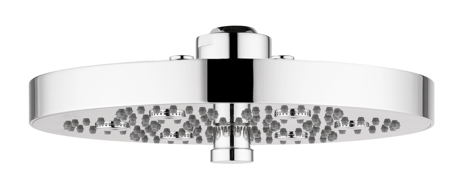 Teknobili Plus Brass Showerhead 2 Functions 220mm Chrome (3 Star)