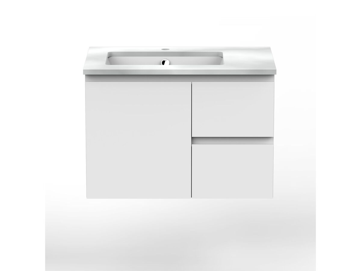 ADP Essence MKII Vanity Unit Wall Hung 1 Door 2 Draws No Basin 750