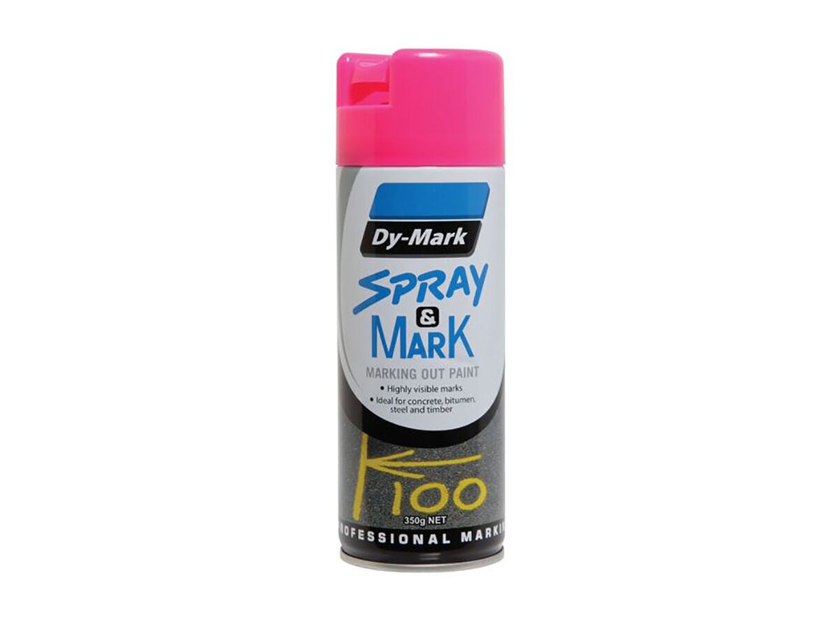 Paint Spot Spray Marking Flouro Pink 350g