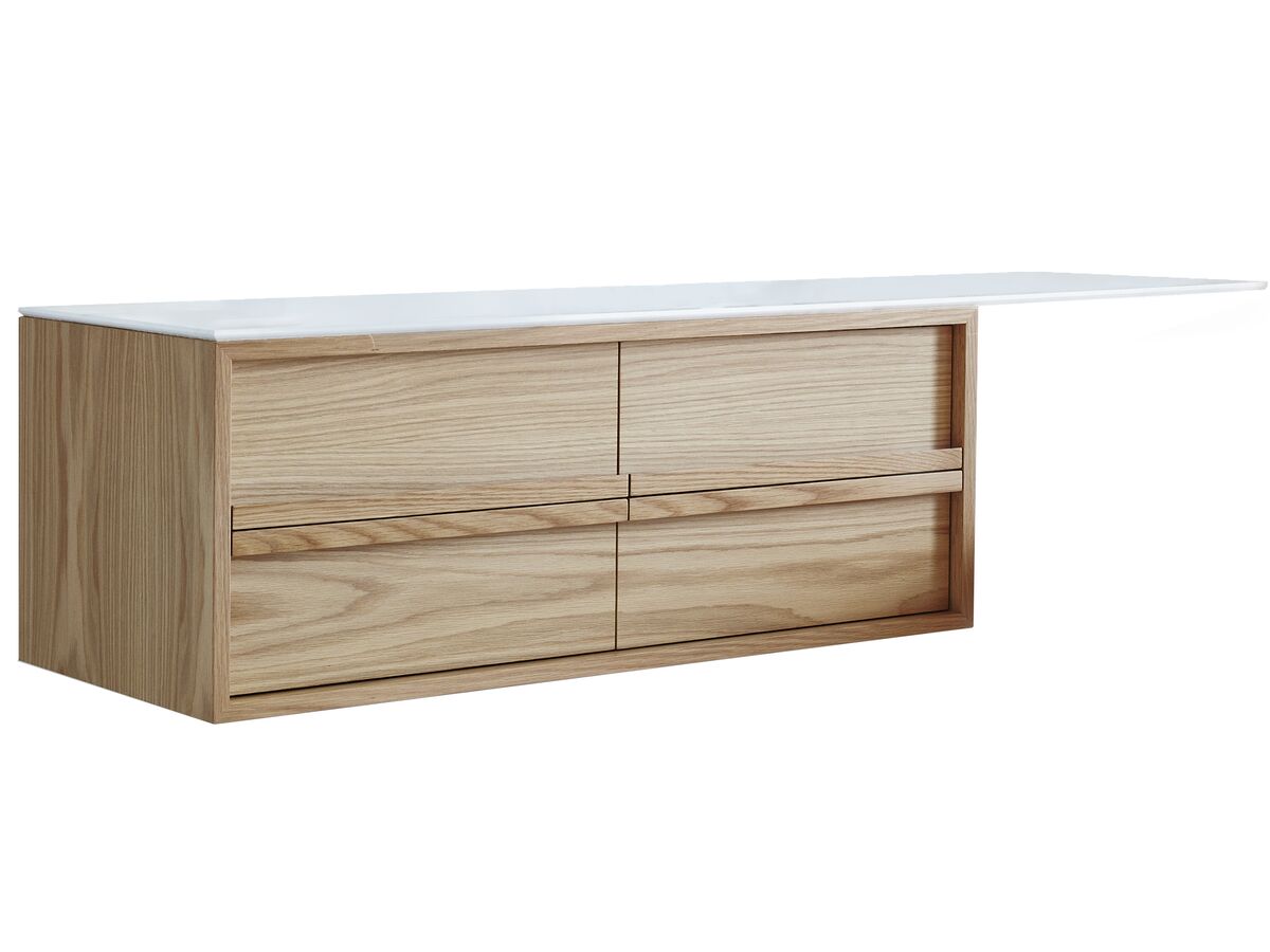 ISSY Z8 Extended Top Vanity Unit Left or Right Hand Top