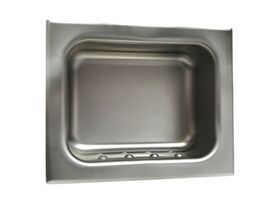 Britex Recessed Heavy Duty Soap Dish Stainless Steel