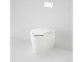 Liano Wall Faced Invisi II Back Inlet Toilet Suite White (4 Star)