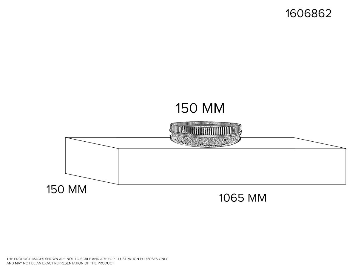 Fujitsu Return Air 1065mm x 355mm x 150mm Single