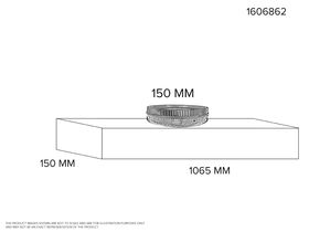 Fujitsu Return Air 1065mm x 355mm x 150mm Single