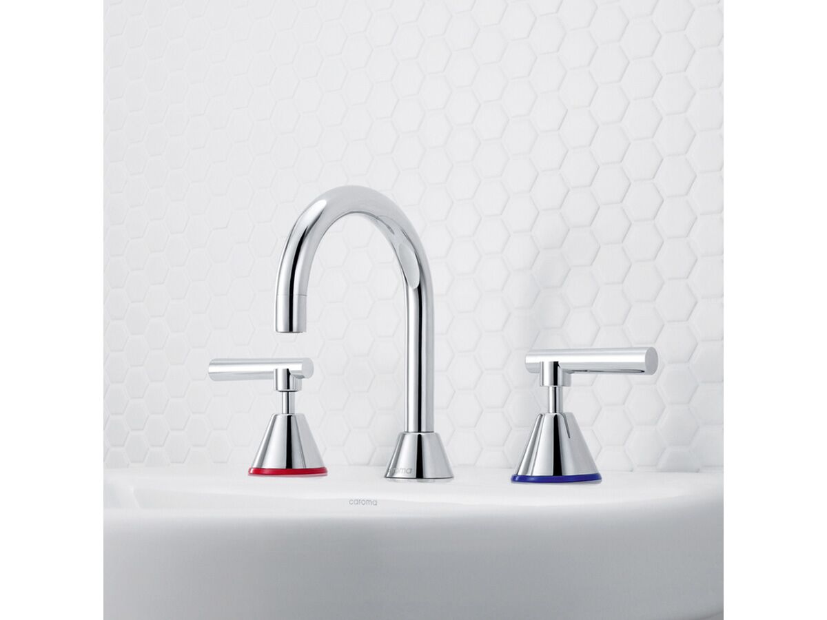 Elegance Lever Basin Set Chrome (5 Star)