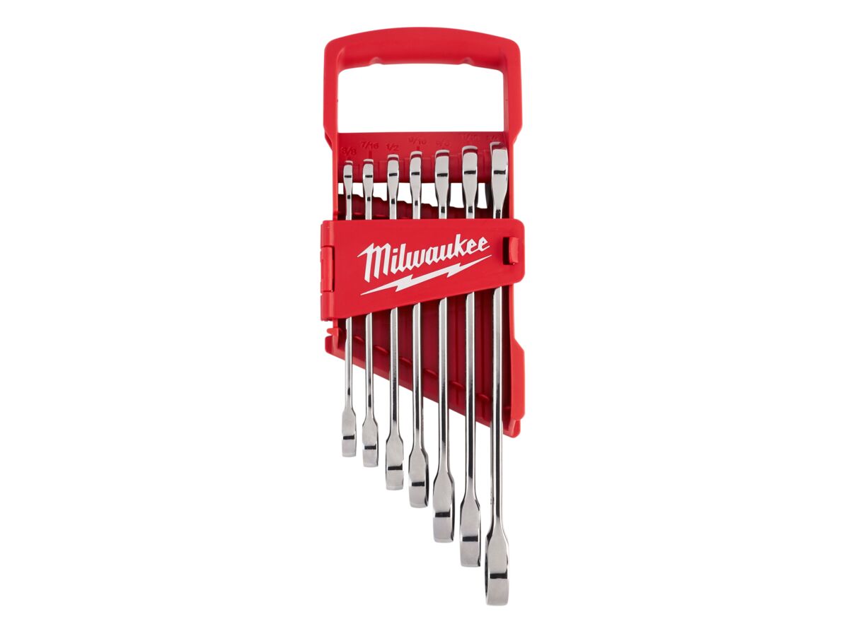 Milwaukee 7pc Ratcheting Combination Wrench SAE