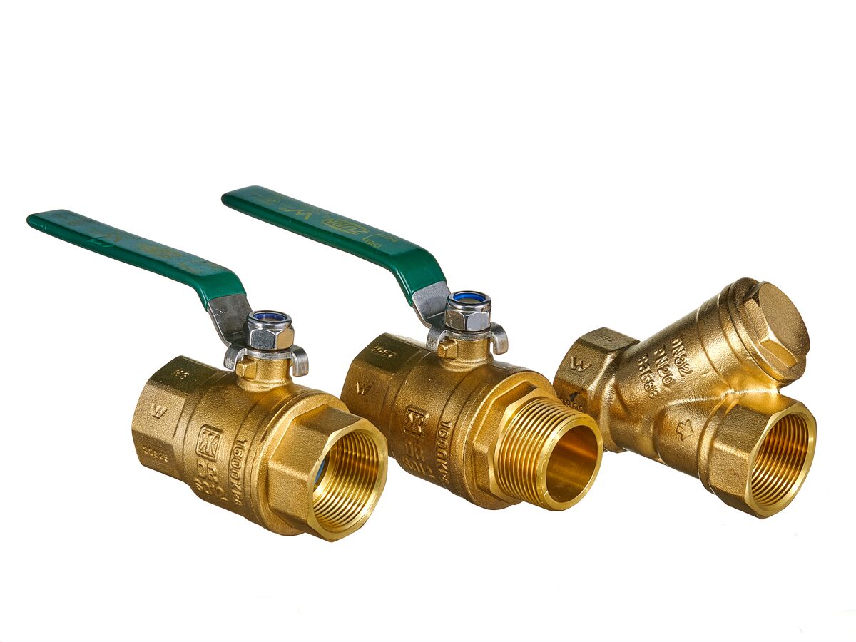 Wilkins Backflow Double Check Valve with Ball Valve 32mm