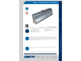 Technical Guide - Britex Wall Hung Urinal Trough