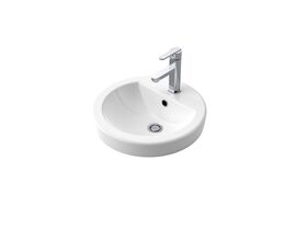 Cosmo Inset Basin 1 Taphole Overflow White