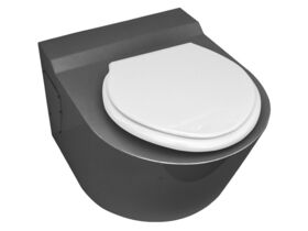 RBA Bariatric Toilet P or S Trap, Front or Rear Fixed Stainless Steel (3 Star)