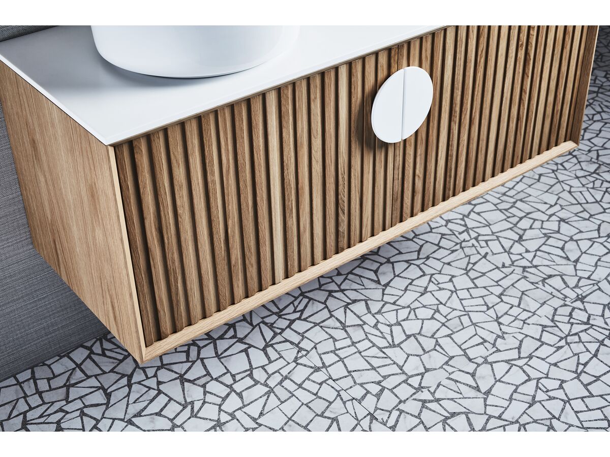 ISSY Halo I 11011300mm x 400500mm x 450mm Custom Vanity Unit with 2