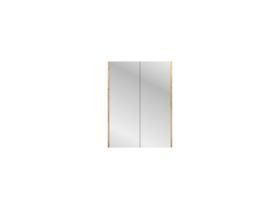 Kado Arc Shaving Cabinet 600W X 800H X 130D Double Door - Solid Timber Sides