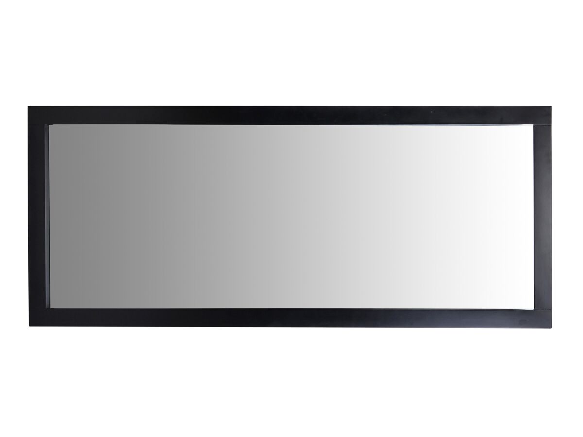 Mizu Bloc 1500mm x 600mm Wall Mounted Mirror Black from Reece